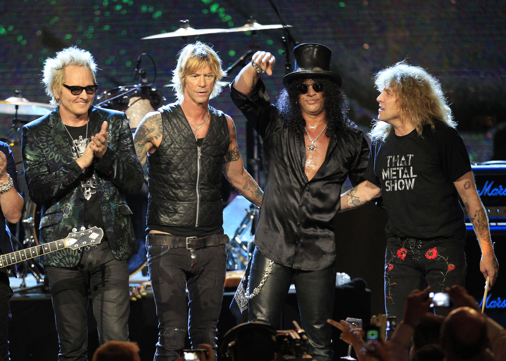 Matt Sorum, Duff McKagan, Slash, Steven Adler,
